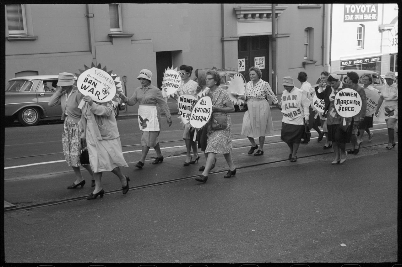 Peace march, Brisbane, 1963